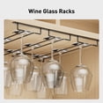 thumbnail image 6 of CHITOOMA Fluted Coffee Bar Cabinet with Wine Glass Rack, Modern Buffet Sideboard with Adjustable Storage Shelves and Doors, Liquor Bar Table for Dining Room or Living Room, Natural, 6 of 8