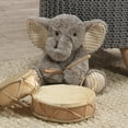thumbnail image 3 of Lambs & Ivy Jungle Safari Gray Plush Elephant Stuffed Animal Toy Plushie - Jett, 3 of 4