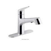 Vin Single-Handle Pull-Out Sprayer Kitchen Faucet in Polished Chrome