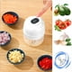 thumbnail image 2 of Fiudx Machacador de Ajo, Potente Picador de Alimentos, Cuchillas de Acero Inoxidable, Diseño Inalámbrico, Portátil y Compacto, Preparación Rápida de Comidas, Perfecto para Verduras, Frutas y Carnes,, 2 of 7