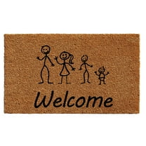 Calloway Mills Stick Family Outdoor Doormat 24" x 36"