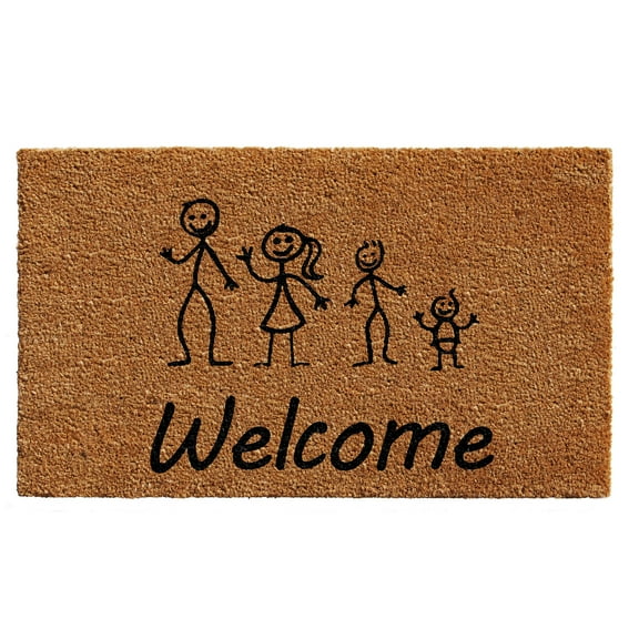 Calloway Mills Stick Family Outdoor Doormat 24" x 36"