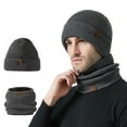 thumbnail image 4 of Fashionable Winter Caps With Neck Gaiter Winter Set For Warmth Cold Weather Outdoor Skiing Camping Hat Thick Liner, 4 of 20
