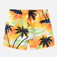 thumbnail image 5 of YDFCWXW Little Boys Swim Trunks UPF 50+ Toddler Beach Shorts Swimsuit Kids Quick Dry Swimwear (Yellow, 4-5 Years), 5 of 5