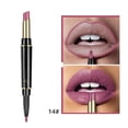 thumbnail image 1 of 16 Color Lip Liner And Lipstick Double Ended Lip Pen Makeup Tool Long Lasting Color Rendering Lip Cosmetics Colors Lip Gloss Faves Makeup for Teens, 1 of 3