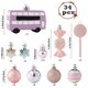thumbnail image 5 of Uuiauoio Simulated Candy Christmas Ball Ornaments, for Tree and Holiday Displays, Realistic Decorative Pendants with Hanging Loops, Festive Decor for Parties and Seasonal Celebrations, 5 of 7
