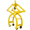 thumbnail image 5 of Olurrisa Automatic Grip and Release Log Tongs, 360° Swivel Lifting Tongs with 4 Claws 21" Open, 3300 LBS Load Capacity, Fit For Forklift, ATV, Tractor and so on. Yellow Color, 5 of 9
