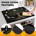 thumbnail image 2 of Stove Top Cover for Home Decoration Kitchen Pad Non-Stick Washable Cooktop Covers Countertop Protector Keep Stove Clean 28"x20" (Tree of Life-2), 2 of 7