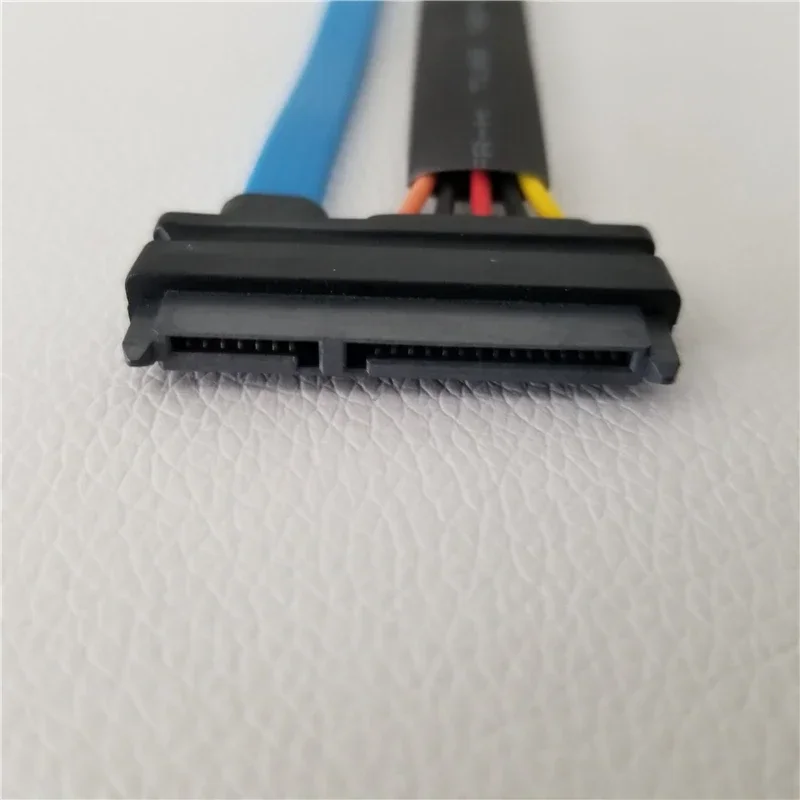 22Pin(7+15pin) SATA Data Extension Cable Male to Female Power Cord 3.3V Hard Dirve