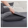 thumbnail image 6 of KriKac RV Short Queen Sheet Set - 4 Piece Bed Sheets for RV Short Queen Size Bed, Deep Pocket, Hotel Luxury, Extra Soft, Breathable and Cooling, Grey RV Short Queen Size Sheets, 6 of 9