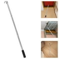 thumbnail image 1 of Mobutofu 1Pack Attic Pull Down Hook Kit in Silver Stainless Steel for Home Accessory and Attic Ladder Maintenance, 1 of 8