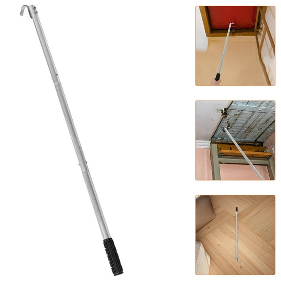 FUEENIRVA 1Pack Pulldown System Extension Rod for Attic Ladder and Space Organization