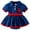 Z01 Blue, variant on JUMEYU Newborn Baby Dress Baby Girl Romper Oversized Romper Retro Rompers Short Sleeve Shirts Summer Clothes Cute Outfits 0 3 6 9 12 18 24 Months (Red,3-6 Months)