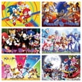 thumbnail image 2 of Fondo fotográfico con sombra de Sonic The Hedgehog, suministros para fiestas de cumpleaños, baby shower, pancarta decorativa, 2 of 5