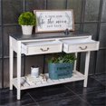 thumbnail image 2 of Console Vintage en Bois et Métal, 2 of 5