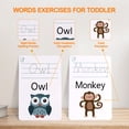 thumbnail image 3 of Dry Erase Alphabet , Number , Animal and Math Flash Cards - Write and Wipe Laminated ABC Letter Tracing Practice Card for Kindergarten (30 Flashcards with 1Pen and 1Wiping Cloth), 3 of 6