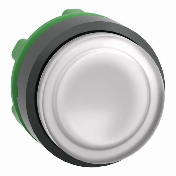 Schneider Electric ExtendedPushButton, White, No Lamp, 22mm ZB5AW113