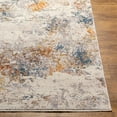 thumbnail image 6 of Mark&Day Area Rugs, 3x5 Wood Dale Modern Beige Marble Area Rug, Blue Beige Orange Carpet for Living Room, Bedroom or Kitchen (2'7" x 4'11"), 6 of 7