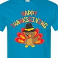 thumbnail image 4 of Inktastic Happy Thanksgiving Cute Turkey in Pilgrim Hat T-Shirt, 4 of 5