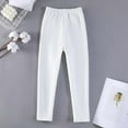 thumbnail image 4 of Girls Warm Lined Leggings Kid Winter Pants Girls Thick Thermal Full Length Leggings, 4 of 5