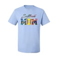 thumbnail image 2 of Wild Bobby, Colorful Softball Mom, Mother's Day, Men Graphic T-Shirt, Light Blue, 2XL, 2 of 3