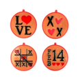 thumbnail image 5 of Valentine's Gift Diy Resin Plaster Mold Symbols Round-shaped Keychain Pendant Silicone Mold, 5 of 14
