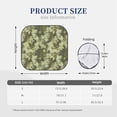 thumbnail image 3 of Windshield Sun Shade, Green Camouflage Pattern Foldable Car Sun Shade Windshield For Front, 2 Pieces, 3 of 4