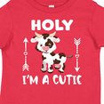 thumbnail image 4 of Inktastic I'm a Cutie White and Brown Holstein Cow with Arrows Boys or Girls Toddler T-Shirt, 4 of 5