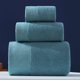 thumbnail image 1 of Namzi Juego de toallas de baño de 3 piezas, toallas de baño de algodón peinado, toallas de baño absorbentes, toallas de mano para baño, juegos de toallas de baño de lujo para baño, azul y verde, 1 of 2