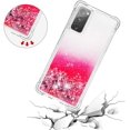thumbnail image 5 of Compatible with Samsung Galaxy S20 FE Case Glitter Liquid Cute Clear Phone Case Floating Quicksand Shockproof Protective Bumper Silicone Soft TPU Case for Samsung Galaxy S20 FE Love Pink YB, 5 of 12