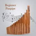 thumbnail image 3 of 15 Pipe G Key Pan Flute Bamboo Panpipes Instrumento musical de viento de madera chino Ndcxsfigh Para Estrenar, 3 of 8