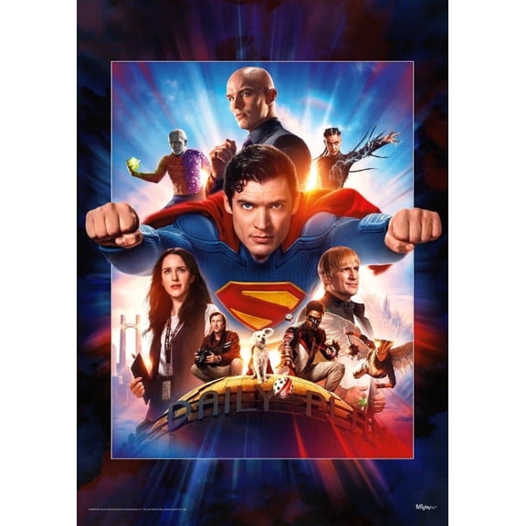 Superman (2025) (Heroes of the Daily Planet) MightyPrint™ Wall Art MP17241102