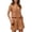 BW2, variant on Curuila Womens Two Piece Set Shorts Suit Solid Color Square Neck Sleeveless Shirts Comfort Casual Outfit Set Beige Size L
