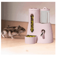 thumbnail image 4 of 2 in 1 Hamster Water Bottle and Food Dispenser, Leakproof Automatic Water Bottle with Stable Base, Detachable Hamster Dispenser (Blue,L), 4 of 8