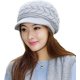 thumbnail image 1 of Gorro de invierno para mujer Gorro holgado de lana cálido con gorro, 1 of 5