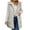 Khaki, variant on Lovskoo 2024 Women's Outerwear Hooded Vest Winter Casual Loose Jacket Solid Color Zipper Fleece Waistcoat Tops with Pocket Reversible Long Cotton Coat Pink