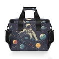 thumbnail image 7 of FORMRS Insulated Cooler Bag 24 Cans Capacity Soft Leakproof Lunch Box with Side Pockets, Astronaut Space, 7 of 7