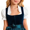 thumbnail image 2 of Rvusndi Girls Octoberfest Tshirt Blouse Dirndl Shirt Breathable Short Sleeve Solid Color Summer Tops Little Girls Casual Tee for Daily Wear, 2 of 5