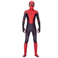 thumbnail image 2 of Halloween Red Blue Spider Hero Zentai Suit, Full Body Spandex Jumpsuit Costume with Mask for Halloween Party & Role Play, 2 of 5