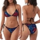 thumbnail image 3 of Disketp Red White Blue Fireworks para Bañador de Dos Piezas para Mujer, Bikini Sexy Halter String, Conjunto de Bikini en Triángulo, 3 of 6