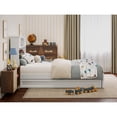 thumbnail image 5 of Hadley Twin Wood Platform Bed with Panel Footboard and Twin Trundle in White, 5 of 10