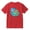 Red, variant on Caseoh Goob Lagoon Cotton T-shirt Women Men Short Sleeve Crewneck Fashion Tee