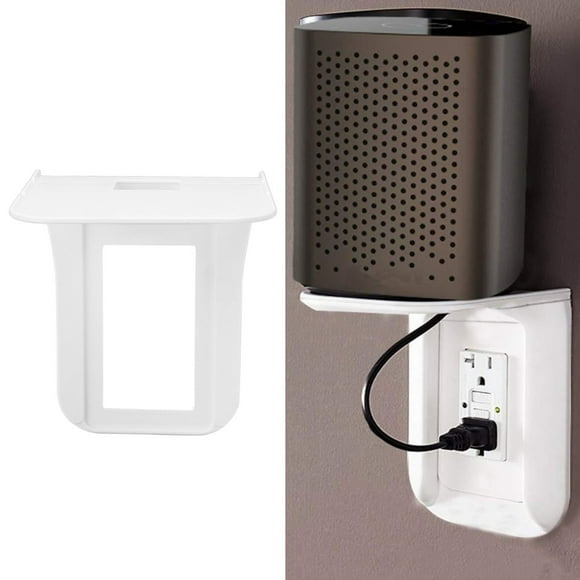 Plug Shelf, Space Saving ABS Wall Outlet Shelf For Light