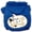 Blue, variant on Halloween Pet Dog Cat Hoodie Screen Printed, "Too Cute To Spook"