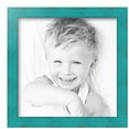 thumbnail image 2 of ArtToFrames 14" x 14" Turquoise Picture Frame, 14x14 inch Blue Wood Poster Frame (WOM-4588), 5 Pack, 2 of 6