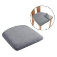 thumbnail image 2 of Dining Room Chairs Covers Dining Chair Seat Covers Removable Light Grey, 2 of 9