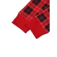 thumbnail image 6 of Meihuid Matching Family Pajamas Sets Christmas Matching Holiday Pjs Letter Print Top and Plaid Pants Sleepwear, 6 of 7
