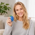 thumbnail image 4 of Pineapple Squishy Stress Relief Squeeze Toy with Blue Gel Beads, Squishy Sensory Fidget Toy for Kids Teens, Portable Calming Hand Toy for School Office Travel Party Favors, 4 of 8