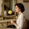 thumbnail image 7 of CHENjy Artificial Flowers for Decoration, Round Spherical Dandelion Faux Floral for Vase, Realistic Silk Home Decor for Living Room Centerpieces, Yellow, 1 Piece, 7 of 7