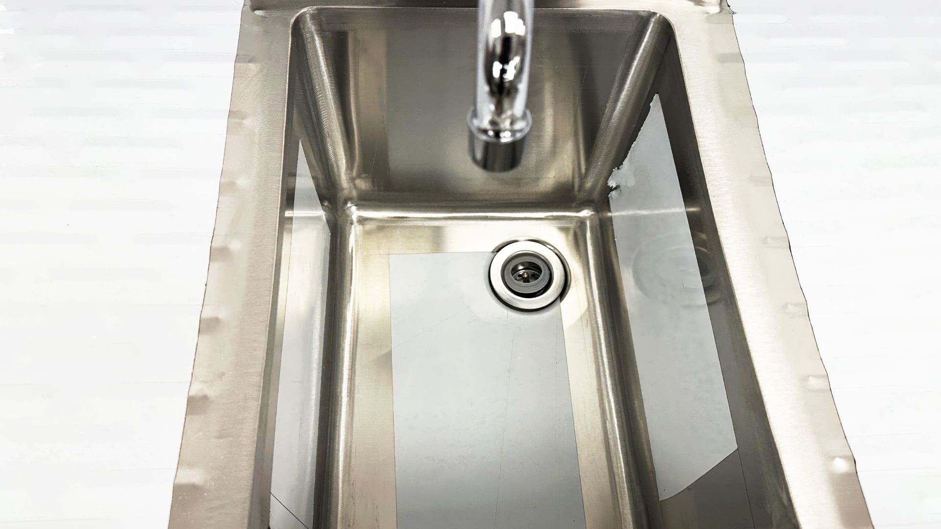 NSF Utility Sink, 36''x23''x33'' Free Standing Kitchen Sink, Compartment Bar Sink with Faucet